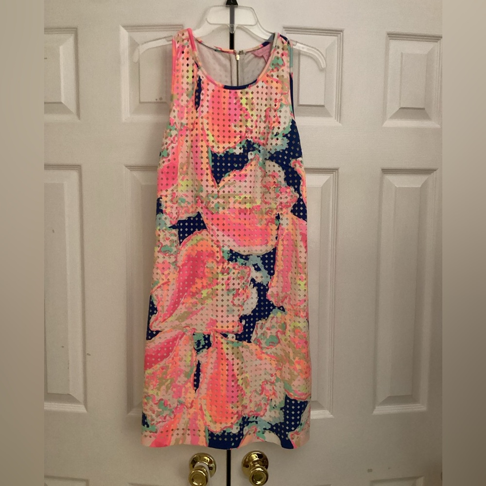 Lilly Pulitzer Perla Laser Cut Shift Dress